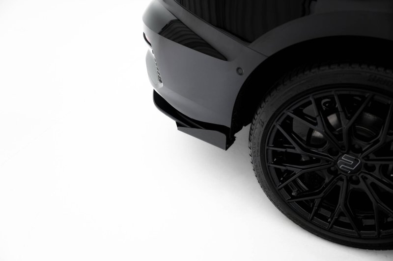 Maxton Street Pro Heckschürze + Flaps Audi A3 Limousine 8Y schwarz Hochglanz AUA38YSCNC-RS1B+BRBI+RSF1-G