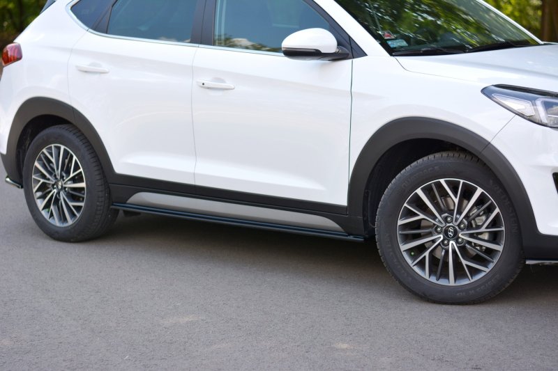 Maxton Seitenschweller Ansatz für Hyundai Tucson Mk3 Facelift schwarz Hochglanz HY-TU-3-SD1-G