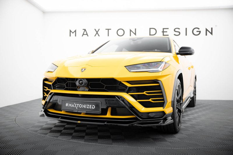 Preview: Maxton Front Ansatz V.3 Lamborghini Urus Mk1 schwarz Hochglanz LA-UR-1-FD3G+FD3RG+BR-G
