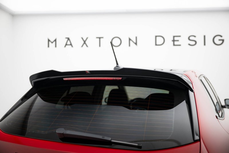 Maxton Spoiler CAP Abrisskante Skoda Fabia Mk4 schwarz Hochglanz SK-FA-4-CAP1-G