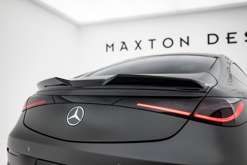Maxton Spoiler CAP Abrisskante 3D Mercedes-Benz CLE AMG-Line C236 schwarz Hochglanz ME-CLE-236-AMGLINE-CAP3D1-G