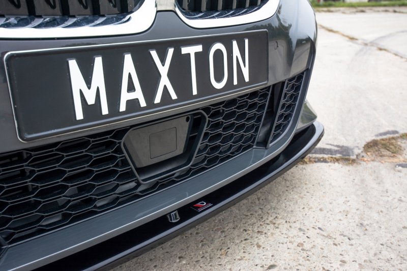 Maxton Front Ansatz V.3 für BMW 3er G20 M Paket schwarz Hochglanz BM-3-20-MPACK-FD3-G