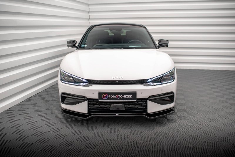 Preview: Maxton Front Ansatz V.1 für Kia EV6 GT-Line Mk1 schwarz Hochglanz KI-EV6-1-GTLINE-FD1-G