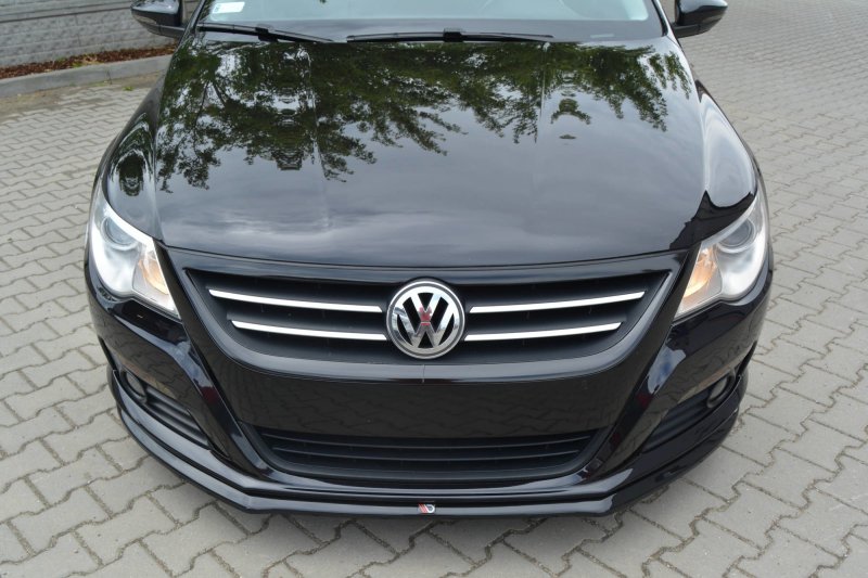 Maxton Front Ansatz V.2 für VW PASSAT CC STANDARD schwarz Hochglanz VW-PA-CC-FD2-G