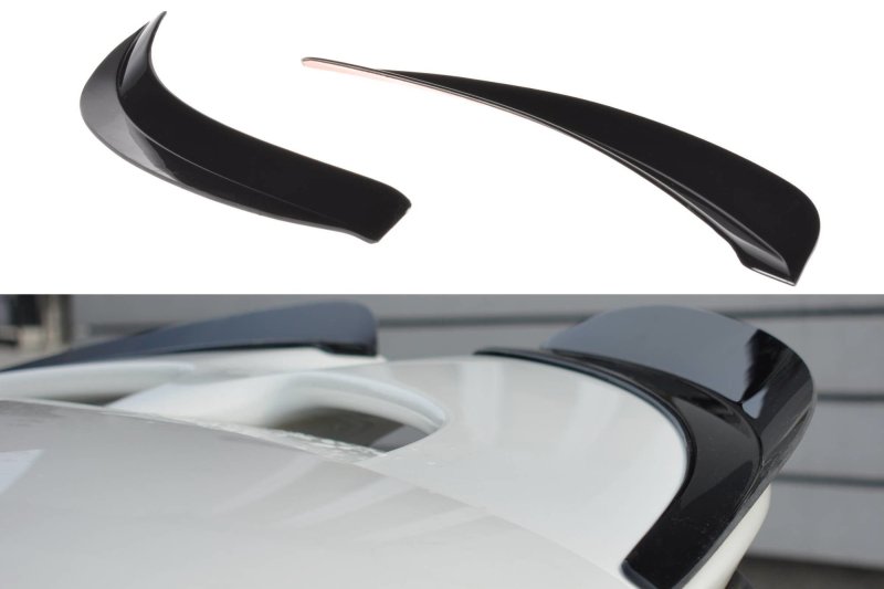 Maxton Spoiler CAP für MINI COOPER S MK3 vor Facelift 3-Türer (F56) schwarz Hochglanz MC-S-3-56-CAP1-G