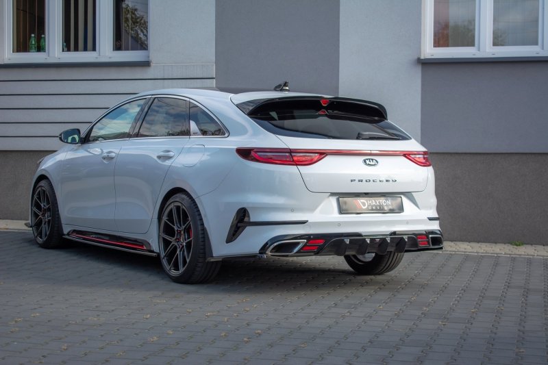 Preview: Maxton Diffusor Heck Ansatz für Kia ProCeed GT Mk 3 schwarz Hochglanz KI-CE-3-PRO-GT-RS1-G
