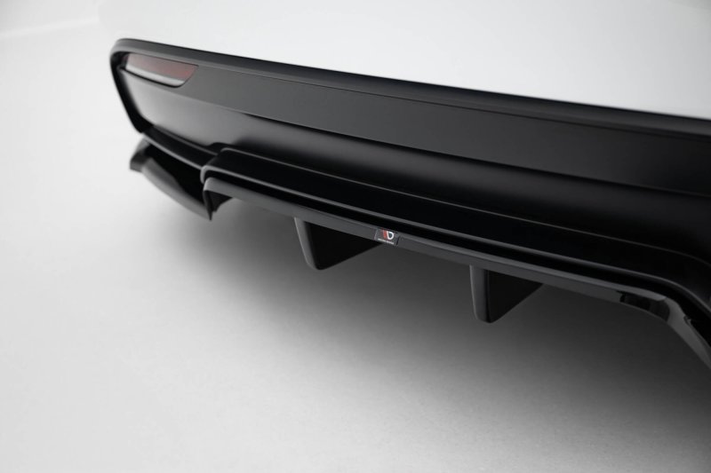 Maxton Mittlerer Cup Diffusor Heck Ansatz V.1 Tesla Model 3 Performance Mk1 Facelift schwarz Hochglanz TE-MODEL3-1F-PFC-RD1G+RD3-G