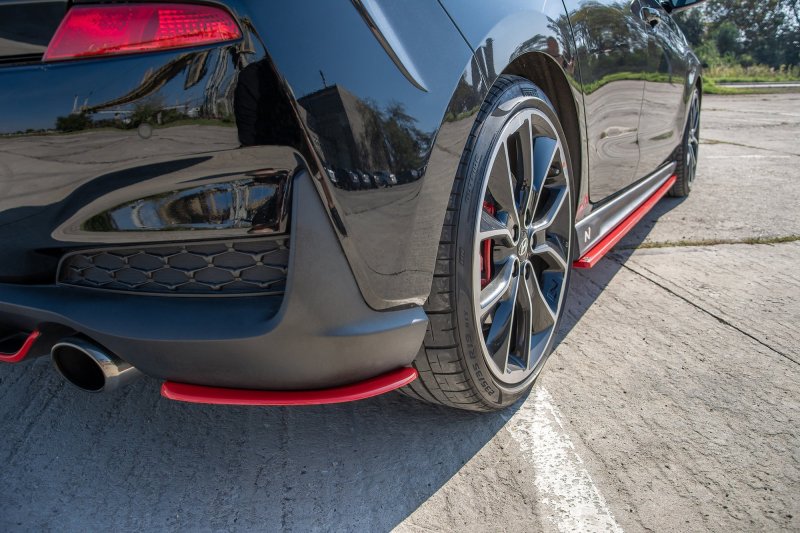 Maxton Heck Ansatz Flaps Diffusor V.2 für Hyundai I30 N Mk3 Hatchback HY-I30-3-N-RSD2-RED