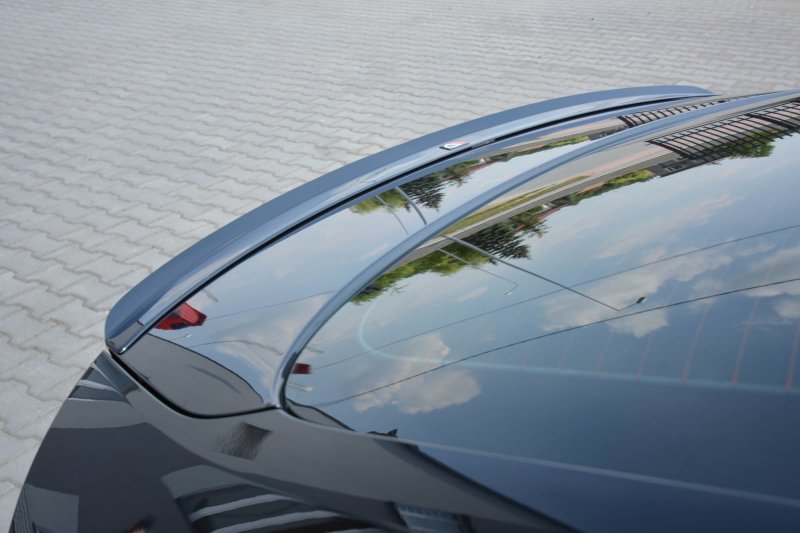 Maxton Spoiler CAP für AUDI A5 SPORTBACK S-LINE MK1 FACELIFT 8T  schwarz Hochglanz AU-A5-1F-SLINE-SB-CAP1-G