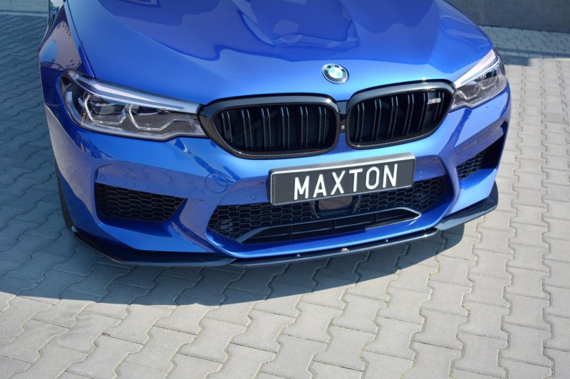 Maxton Front Ansatz V.2 für BMW M5 F90 schwarz Hochglanz BM-5-90-M-FD3+FD2-G