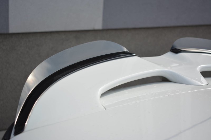 Maxton Spoiler CAP für MINI COOPER S MK3 vor Facelift 3-Türer (F56) schwarz Hochglanz MC-S-3-56-CAP1-G