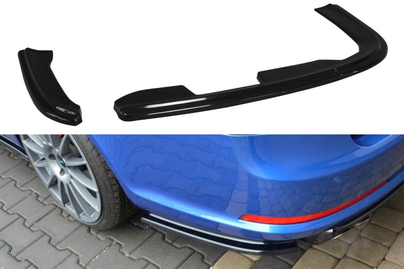 Maxton Heck Ansatz Flaps Diffusor für Skoda Octavia RS Mk2 / Mk2 FL Limousine / Combi schwarz Hochglanz SK-OC-2F-RS-K-RSD1-G