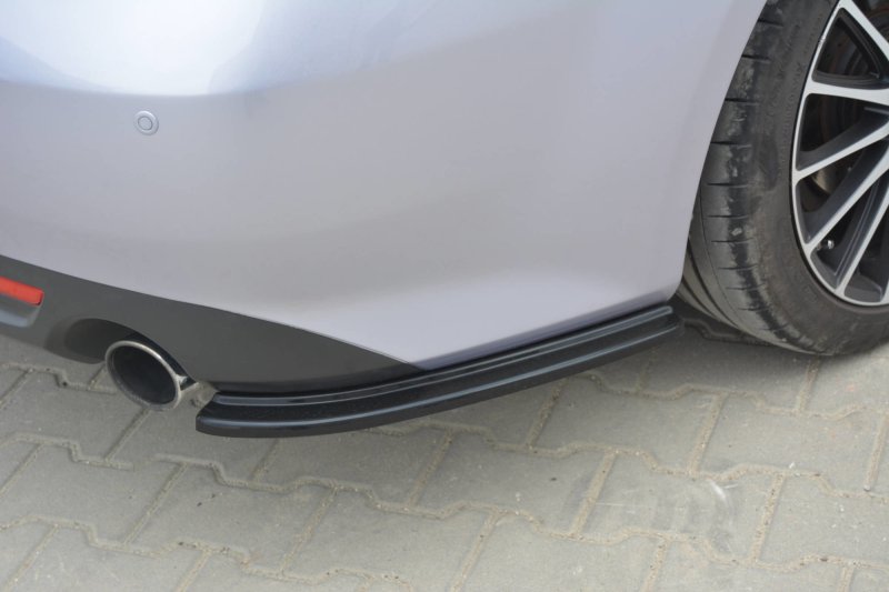 Maxton Heck Ansatz Flaps Diffusor für MAZDA 6 MK2 SPORT HATCH (GH-SERIES) vor Facelift schwarz Hochglanz MA-6-2-SPORT-RSD1-G