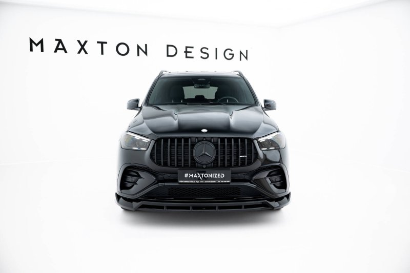 Maxton Front Ansatz Mercedes-AMG GLE 53 / AMG-Line SUV / Coupe W167 Facelift / C167 Facelift schwarz Hochglanz ME-GLE-X167F-53-FD1G+FD1R-G