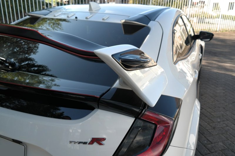 Maxton Spoiler Seitenerweiterung HONDA CIVIC X TYPE R schwarz Hochglanz HO-CI-10-TYPE-R-HS1-G