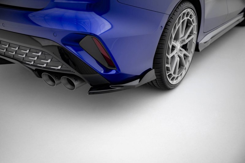 Maxton Heck Ansatz Flaps Diffusor V.2 Audi S3 Limousine 8Y Facelift schwarz Hochglanz AU-S3-8YF-S-RSD2-G