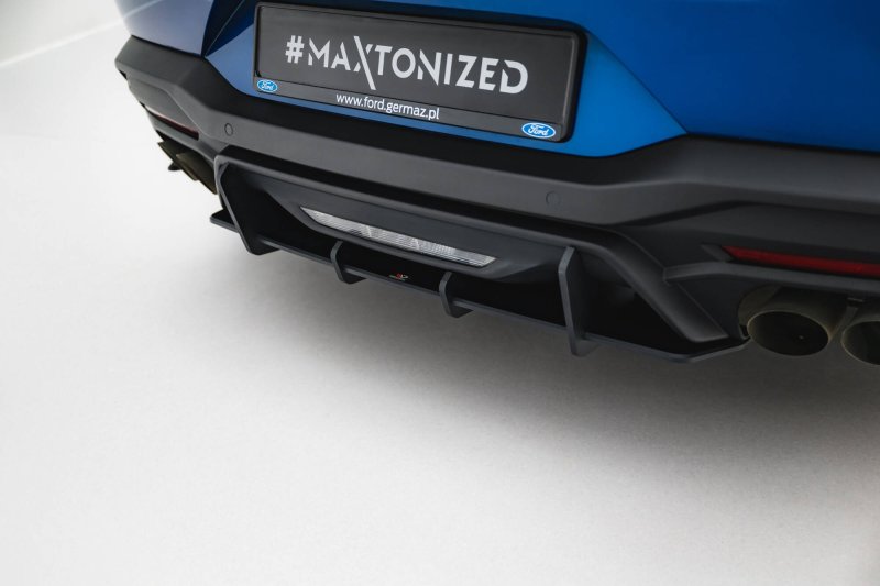 Maxton Street Pro Heckschürze Ford Mustang GT Mk7 FOMU7GTCNC-RS1B+BRBI
