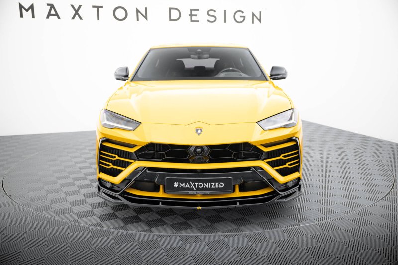 Preview: Maxton Front Ansatz V.3 Lamborghini Urus Mk1 schwarz Hochglanz LA-UR-1-FD3G+FD3RG+BR-G