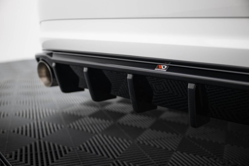 Maxton Diffusor Heck Ansatz VW Jetta GLI Mk7 schwarz Hochglanz VW-JE-7-GLI-RS1-G