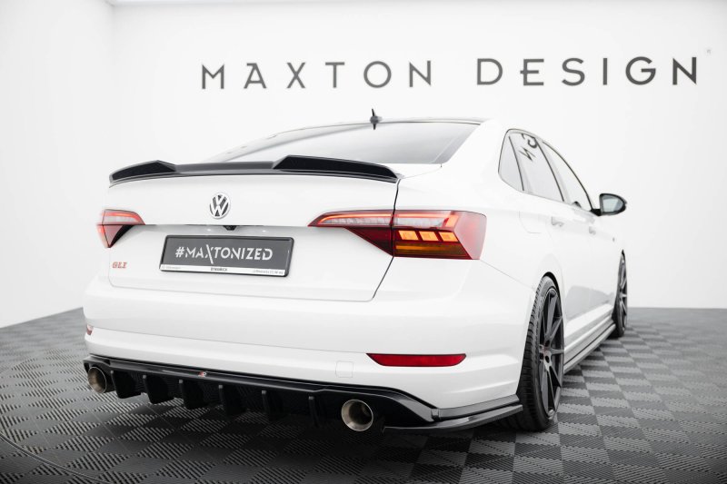 Maxton Heck Ansatz Flaps Diffusor VW Jetta GLI Mk7 schwarz Hochglanz VW-JE-7-GLI-RSD1-G