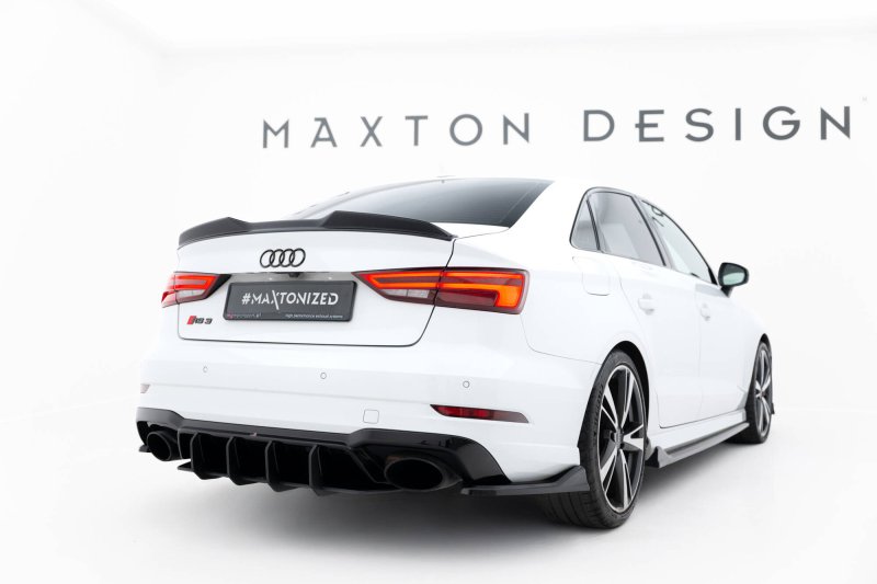 Maxton Street Pro Heckschürze V.2 Audi RS3 Limousine 8V Facelift AURS38VFSCNC-RS2BRB