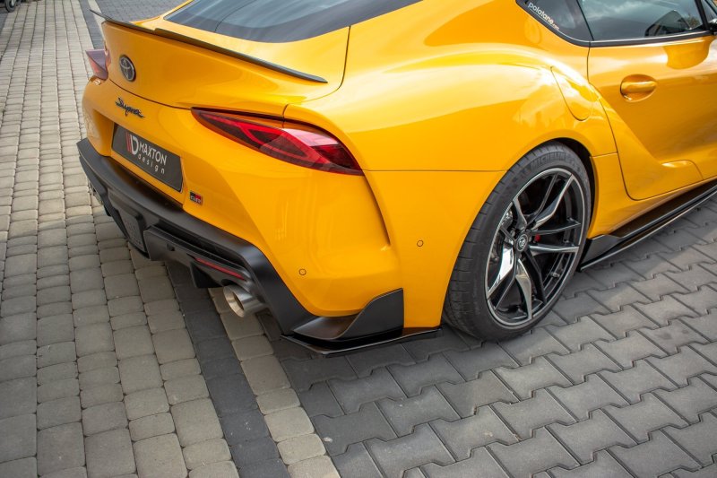 Maxton Heck Ansatz Flaps Diffusor V.1 für Toyota Supra Mk5 schwarz Hochglanz TO-SU-5-RSD1-G