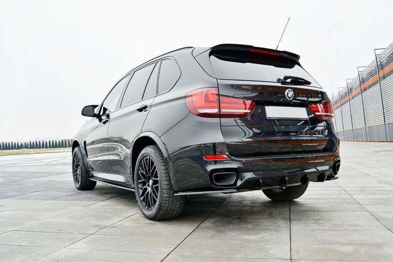 Maxton Seitenschweller Ansatz für BMW X5 F15 M Paket schwarz Hochglanz BM-X5-15-M-SD1-G