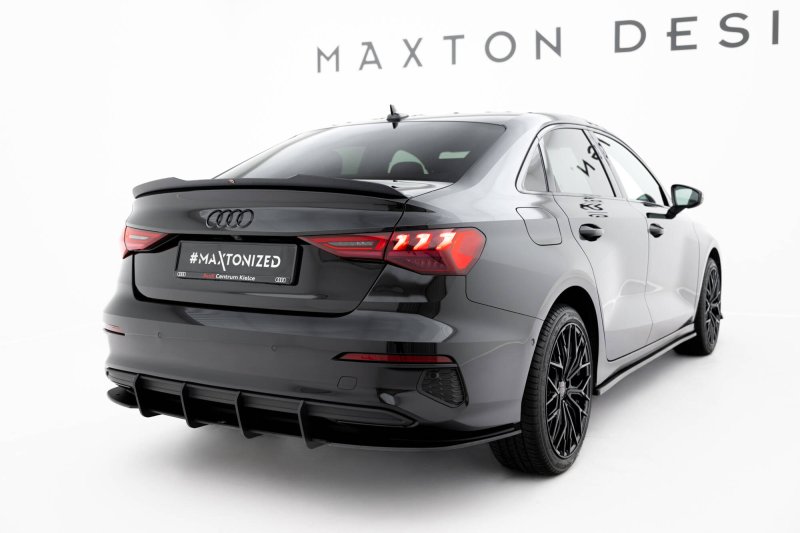 Maxton Street Pro Heckschürze Audi A3 Limousine 8Y AUA38YSCNC-RS1B+BRBI