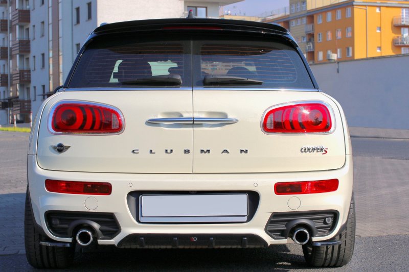 Maxton Heck Ansatz Flaps Diffusor für MINI CLUBMAN S MK2 (F54) JCW  schwarz matt MC-CM-2-S-JCW-RSD1-T