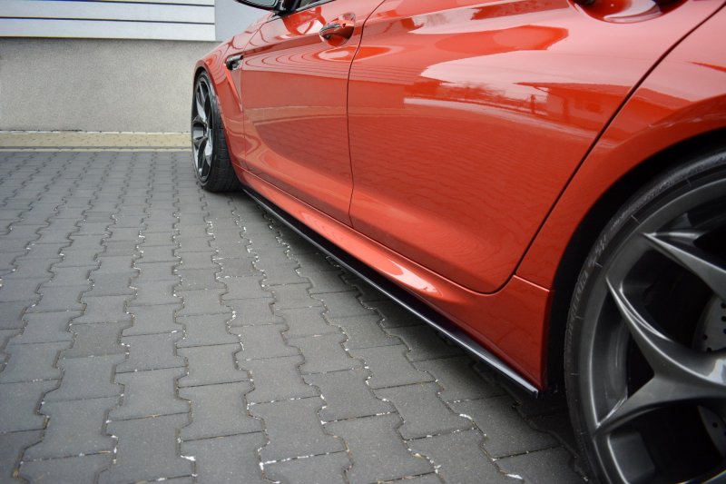 Maxton Seitenschweller Ansatz für BMW M6 GRAN COUPÉ schwarz Hochglanz BM-6-06-M-GC-SD1-G