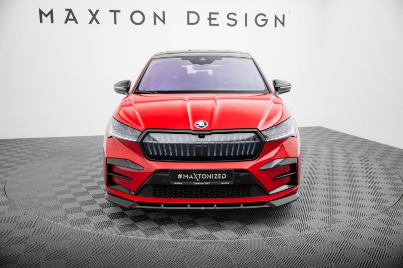 Maxton Front Ansatz Skoda Enyaq Coupe iV schwarz Hochglanz SK-EN-1-RS-C-FD1-G
