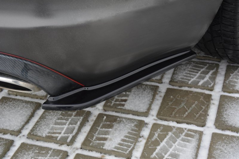 Maxton Heck Ansatz Flaps Diffusor für JAGUAR XF (X250) MK1 SPORTBRAKE S-PACK schwarz Hochglanz JA-XFS-1F-SB-RSD1-G