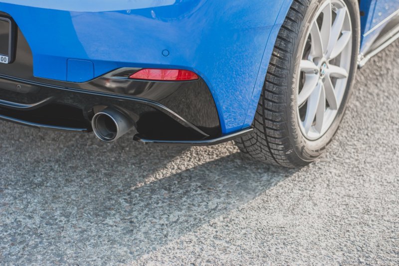 Maxton Heck Ansatz Flaps Diffusor für BMW X2 F39 M-Paket schwarz Hochglanz BM-X2-39-MPACK-RSD1-G