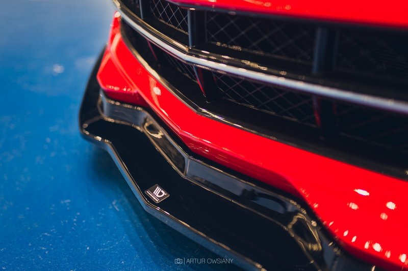 Maxton Front Ansatz für CHEVROLET CORVETTE C7  schwarz Hochglanz CH-CO-C7-FD1G+FD1R-G
