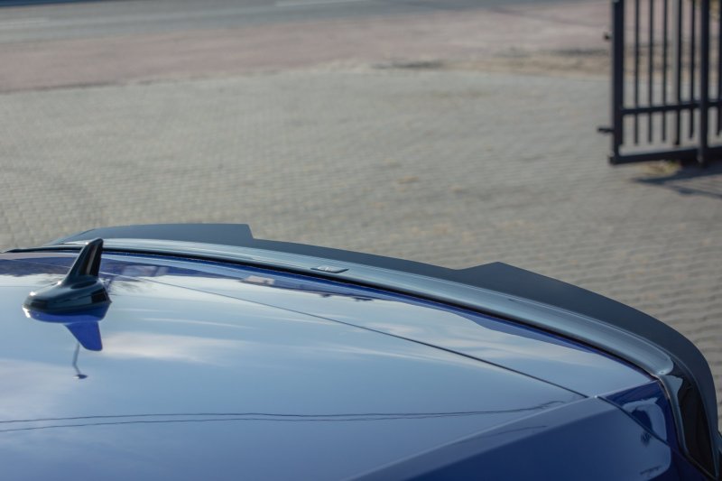 Maxton Spoiler CAP V.2 für Volkswagen Golf 7 / 7 Facelift R / R-Line / GTI  schwarz Hochglanz VW-GO-7F-R-CAP2-G