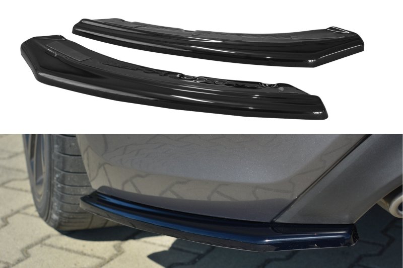 Maxton Heck Ansatz Flaps Diffusor für HYUNDAI GENESIS COUPÉ MK.1 schwarz Hochglanz HY-GE-1-C-RSD1-G