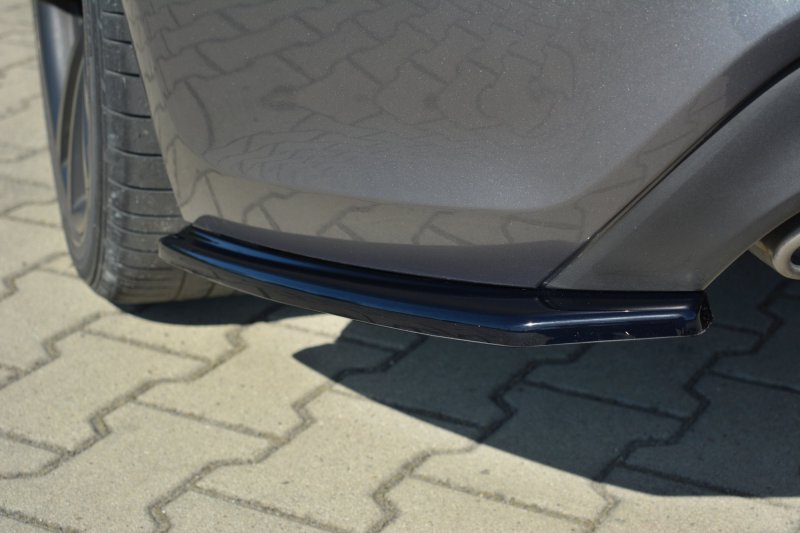 Maxton Heck Ansatz Flaps Diffusor für HYUNDAI GENESIS COUPÉ MK.1 schwarz Hochglanz HY-GE-1-C-RSD1-G