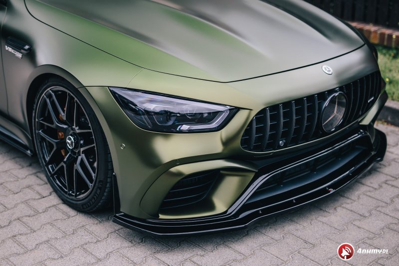 Maxton Front Ansatz V.2 für Mercedes-AMG GT 63S 4-Door Coupe Aero schwarz Hochglanz ME-GT-4D-AMG-FD2-G