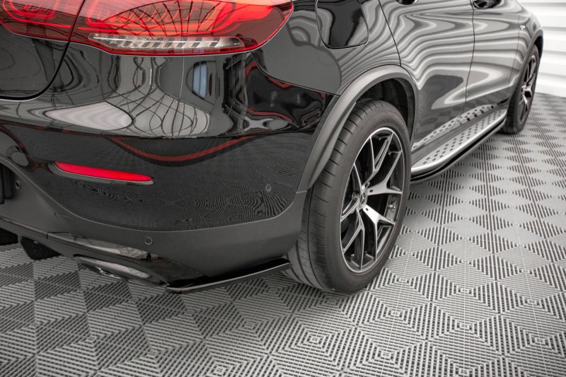 Maxton Heck Ansatz Flaps Diffusor für Mercedes-Benz GLC Coupe AMG-Line C253 Facelift schwarz Hochglanz ME-GLC-C253F-AMGLINE-RSD1-G