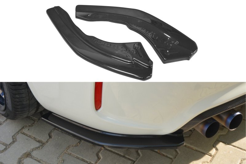 Maxton Heck Ansatz Flaps Diffusor für BMW M2 (F87) COUPÉ schwarz Hochglanz BM-2-87-M-RSD1-G