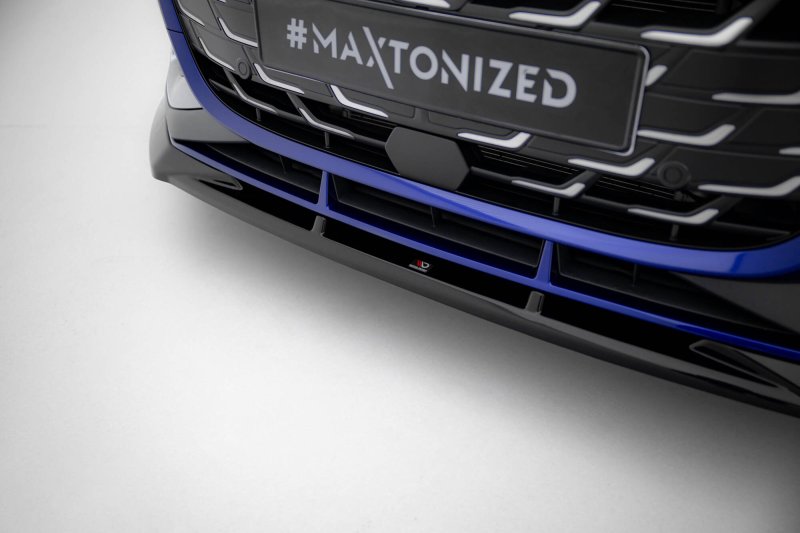 Maxton Front Ansatz V.1 Audi A3 S-Line Limousine / S3 Limousine 8Y Facelift schwarz Hochglanz AU-S3-8YF-S-FD1-G