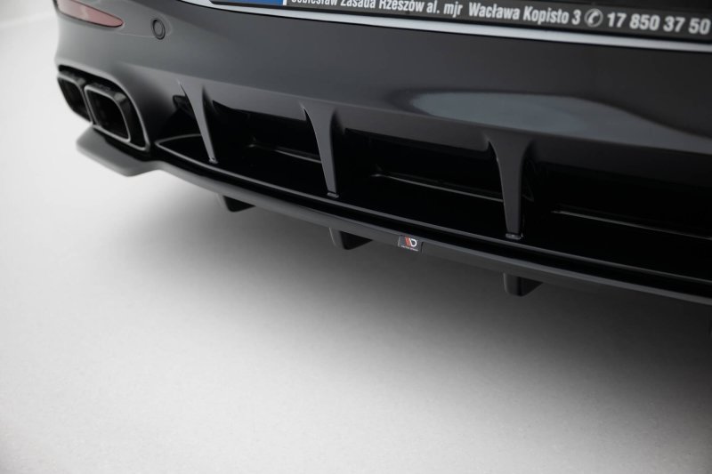 Maxton Mittlerer Cup Diffusor Heck Ansatz V.2 Mercedes-AMG GT 63 C192 schwarz Hochglanz ME-AMG-GT-2-63-RD2G+RD4-G
