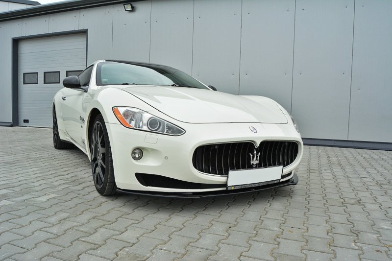 Maxton Front Ansatz für MASERATI GRANTURISMO 2007-2011 schwarz Hochglanz MS-GT-1-FD1-G