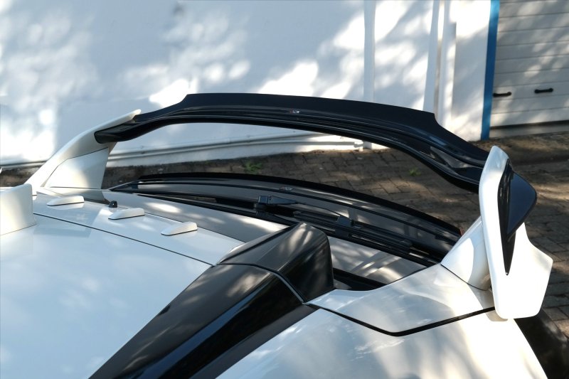 Maxton Spoiler Abrisskante oben V.2 für HONDA CIVIC X TYPE R schwarz Hochglanz HO-CI-10-TYPE-R-CAP2-G