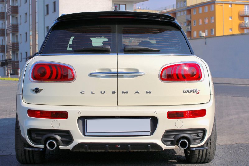 Maxton Diffusor Heck Ansatz für MINI CLUBMAN S MK2 (F54) JCW schwarz Hochglanz MC-CM-2-S-JCW-RS1-G