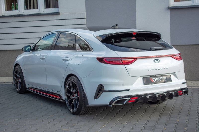 Maxton Seitenschweller Ansatz für Kia ProCeed GT Mk3 schwarz Hochglanz KI-CE-3-PRO-GT-SD1-G