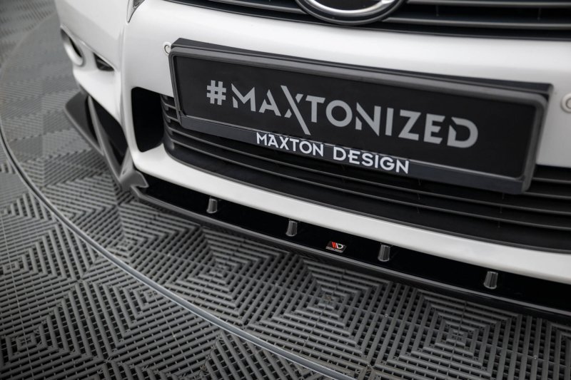 Preview: Maxton Front Ansatz V.2 Lexus GS Mk4 (L10) schwarz Hochglanz LE-GS-4-FD2-G