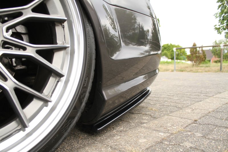 Maxton Heck Ansatz Flaps Diffusor MERCEDES CL 500 C216 AMGLINE schwarz Hochglanz ME-CL-500-216-AMGLINE-RSD1-G