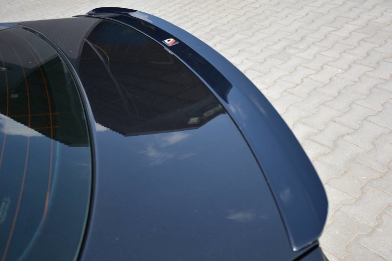Maxton Spoiler CAP für AUDI A5 SPORTBACK S-LINE MK1 FACELIFT 8T  schwarz Hochglanz AU-A5-1F-SLINE-SB-CAP1-G