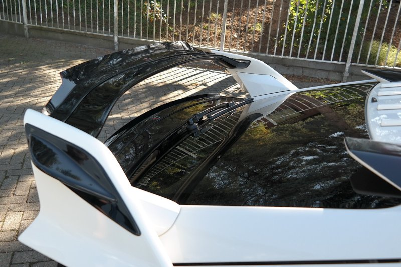 Maxton Spoiler Abrisskante unten V.3 für HONDA CIVIC X TYPE R schwarz Hochglanz HO-CI-10-TYPE-R-CAP3-G
